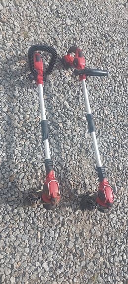 Röd grästrimmer / röjsåg