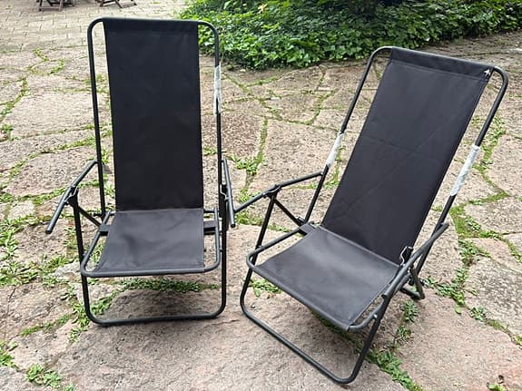 Hopfällbara stolar, strandstol