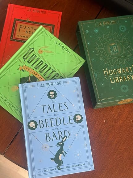 J.K. Rowling Hogwarts Library box