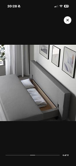 ÄLVDALEN - Bäddsoffa + Jysk Gold madrass 140cm