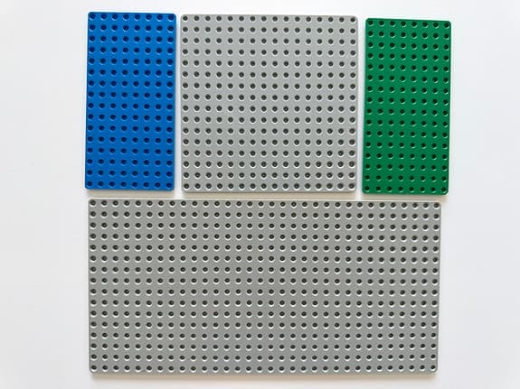 Lego – 4 stycken baseplate