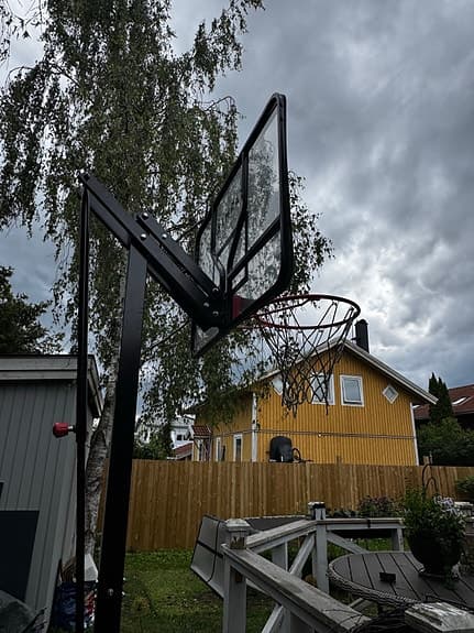 Tarmak basketställning med hjul för utomhusbruk