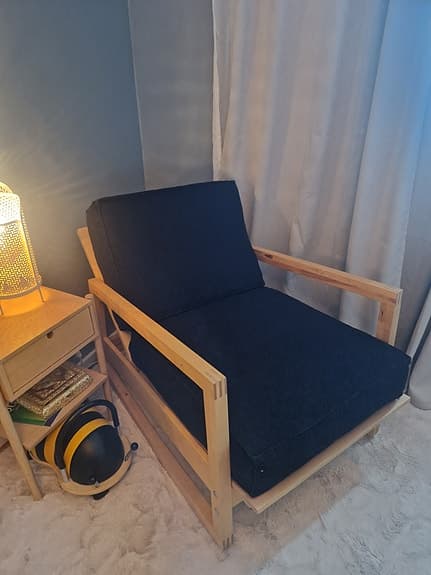 Gungstol fåtölj IKEA "Lillberg"