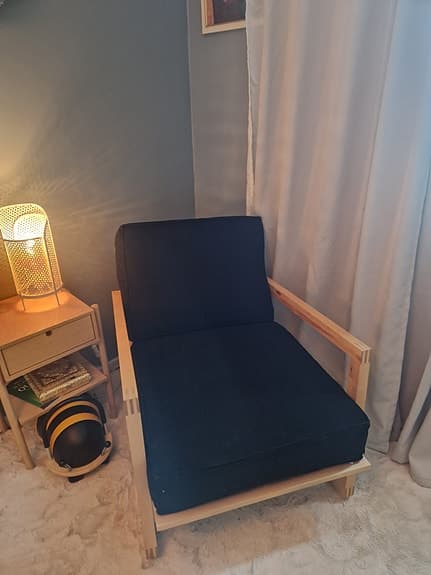Gungstol fåtölj IKEA "Lillberg"