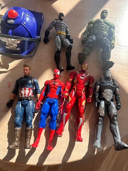 Superhjältar, batman, superman, hulken, captain a