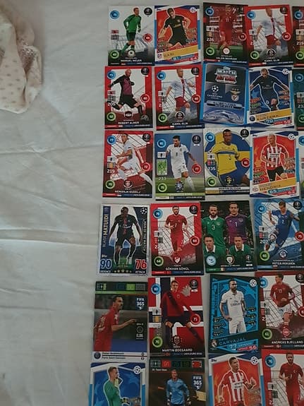 Panini FIFA 365 fotbollskort samling