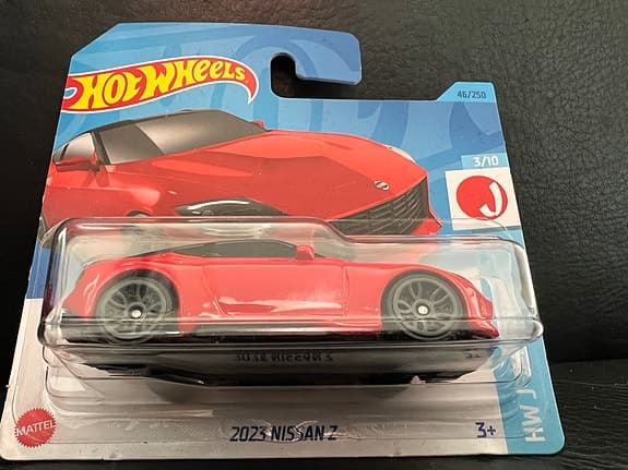 Hot Wheels 2023 Nissan Z leksaksbil röd