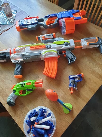 Nerf leksaksvapen paket