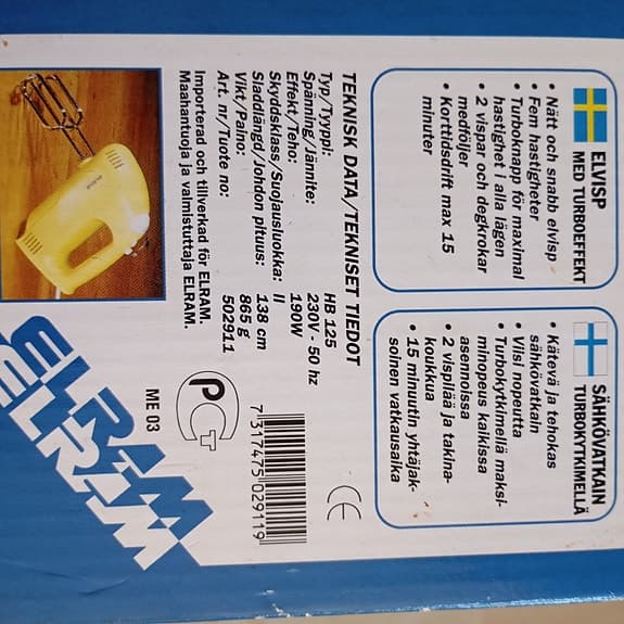 Blå Elvisp från ELRAM