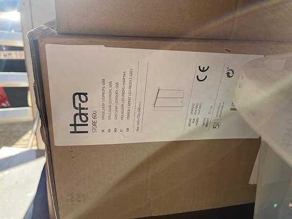 Hafa Store 600 spegelskåp vit