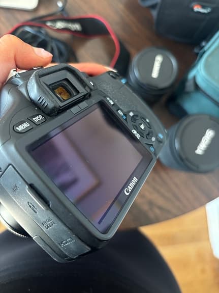 Canon 550D systemkamera + sigma objektiv 24-70mm + Canon EFS 18-135mm