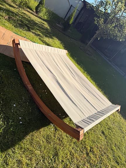 Solsäng/Hammock med träställning