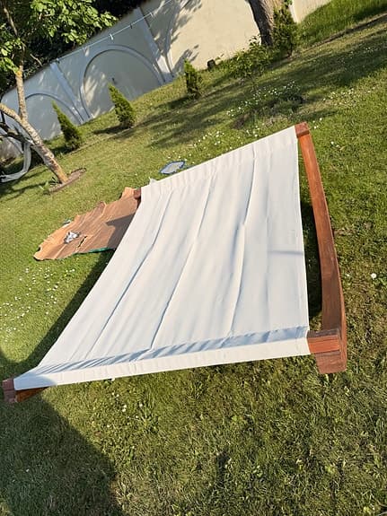Solsäng/Hammock med träställning