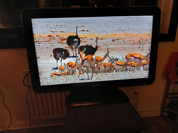 Philips 32" LCD TV.