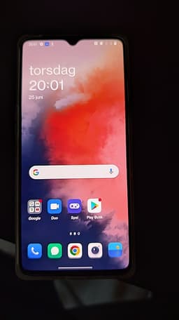 OnePlus 7T 8GB/128GB Glacier Blue – Bra skick