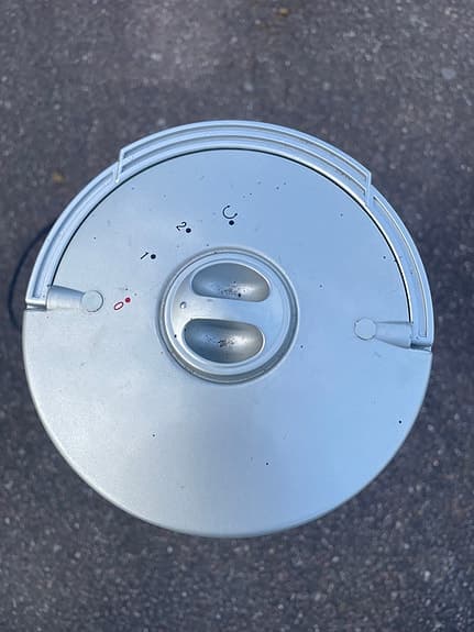 Silverline pelarfläkt grå terrassvärmare