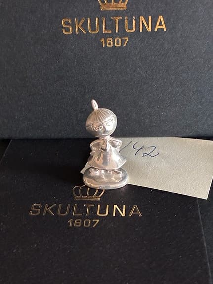 Skultuna Moomin Mumin Little My figur sterlingsilver