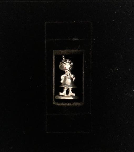 Skultuna Moomin Mumin Little My figur sterlingsilver