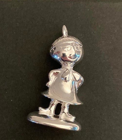 Skultuna Moomin Mumin Little My figur sterlingsilver
