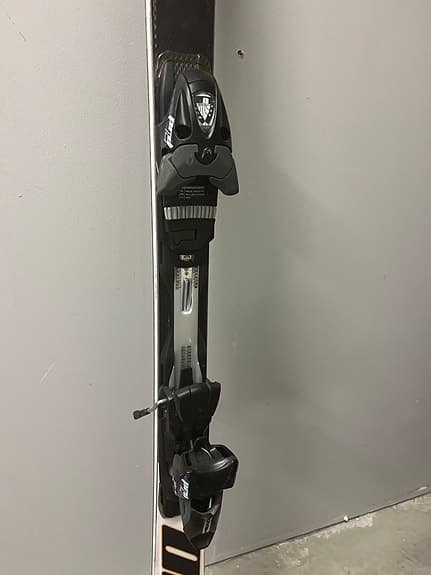 Head Icy alpinskidor svart/vit med bindningar