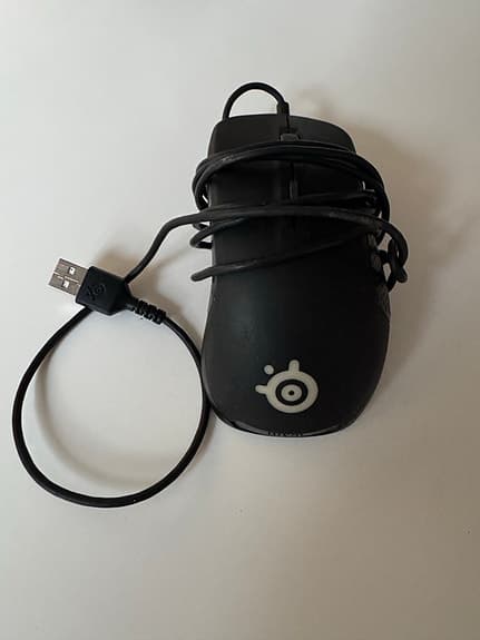 SteelSeries datormus svart USB