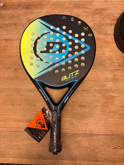 Dunlop Blitz Attack padelracket svart/blå/gul