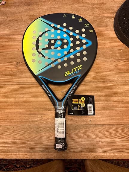 Dunlop Blitz Attack padelracket svart/blå/gul