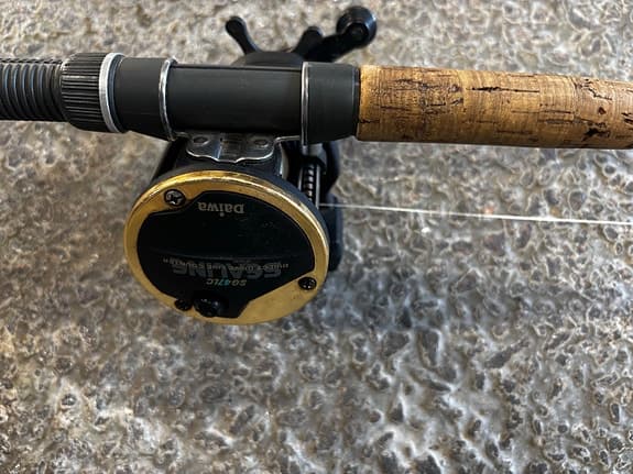 Daiwa Sealine SG47LC + Daiwa Speedcast 80 trollingset