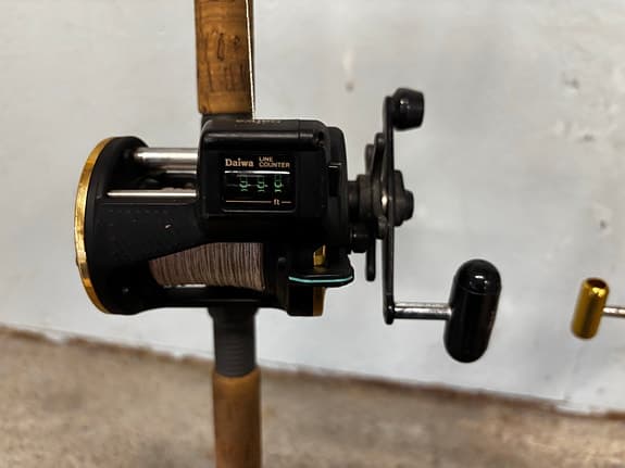 Daiwa Sealine SG47LC + Daiwa Speedcast 80 trollingset