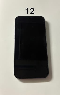 Apple iPhone 12 64 GB svart 89% Batterihälsa