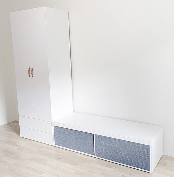 Stort IKEA PLATSA förvaringssystem / garderob (Nypris 9 936 kr!)