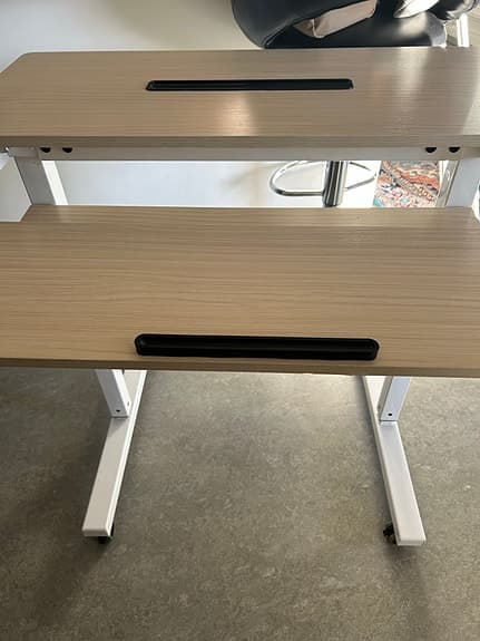 Höj och sänkbar bord - MANUELL