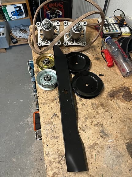 Deck rebuild kit för 42" Husqvarna/Craftsman åkgräsklippare