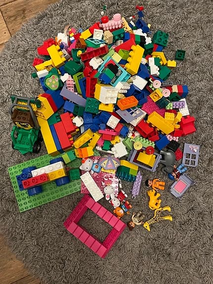 LEGO DUPLO klossar och delar blandat