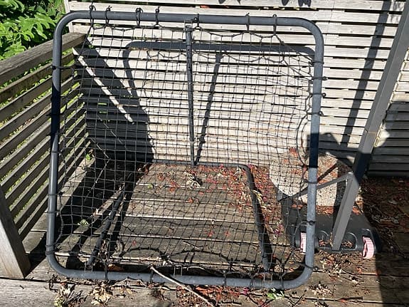 Basketkorg och rebounder