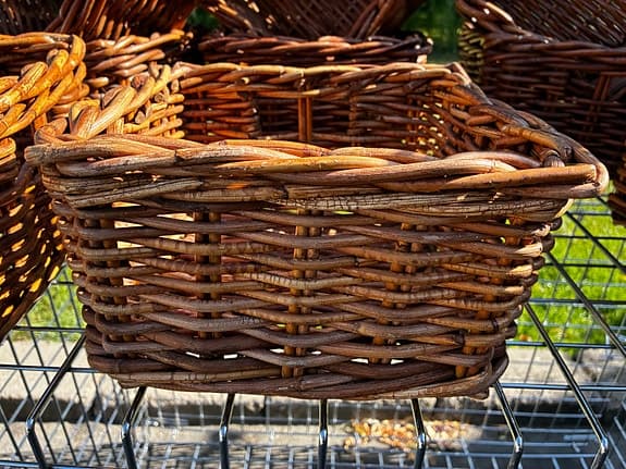 IKEA flätade förvaringskorgar rotting - 12 st