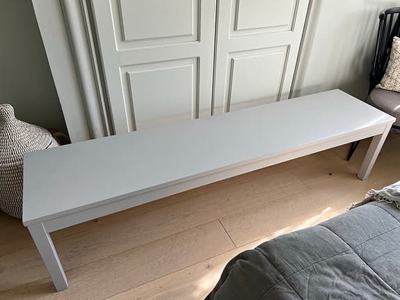 NORRGAVEL bänk 180 cm, design Erik Richter