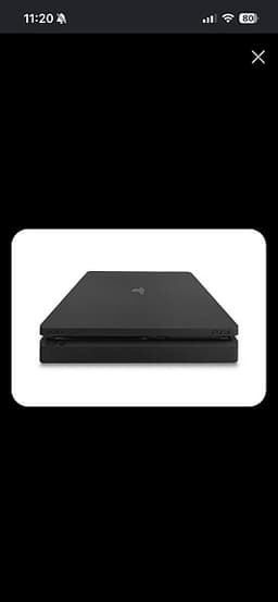 Sony PlayStation 4 spelkonsol svart