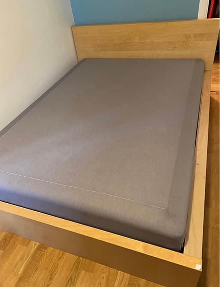 140*200 size bed with bed frame