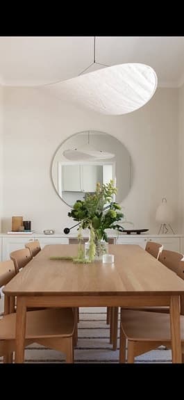 Rund spegel från House Doctor 110 cm diameter
