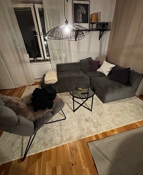 Soffgrupp och fåtölj passa på!
