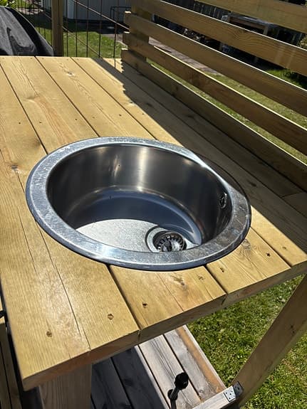 Ho till utekök IKEA Boholmen rund 45 cm
