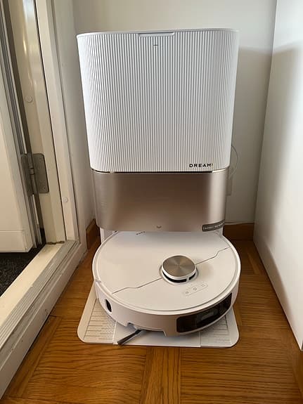 Dreame  x40 Ultra robotdammsugare med tömningsstation vit