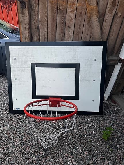 Kvalitetsbasketkorg från Rantzows (Idrottshallskvalitet) – 120x90 cm