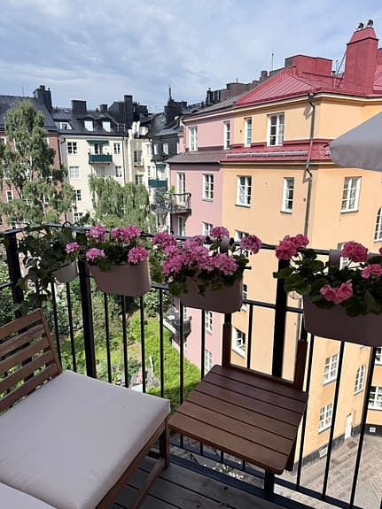 Blomlådor Balkonglådor inkl blommor Pelargon Murgröna Balkongväxter