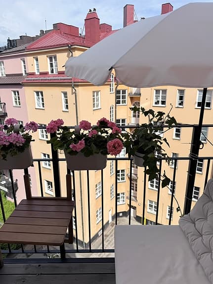 Blomlådor Balkonglådor inkl blommor Pelargon Murgröna Balkongväxter