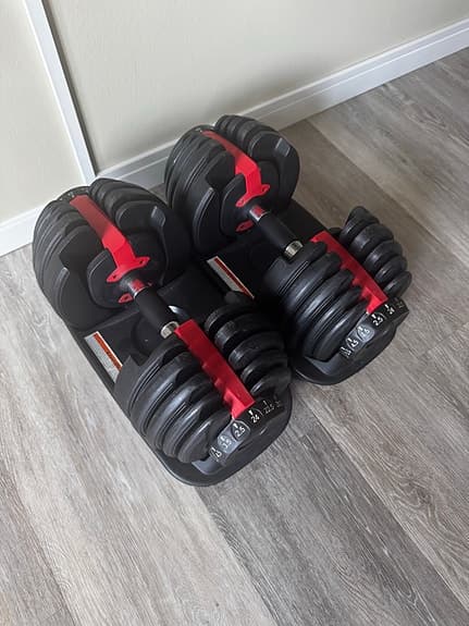 Ställbara hantlar 2,5-24kg