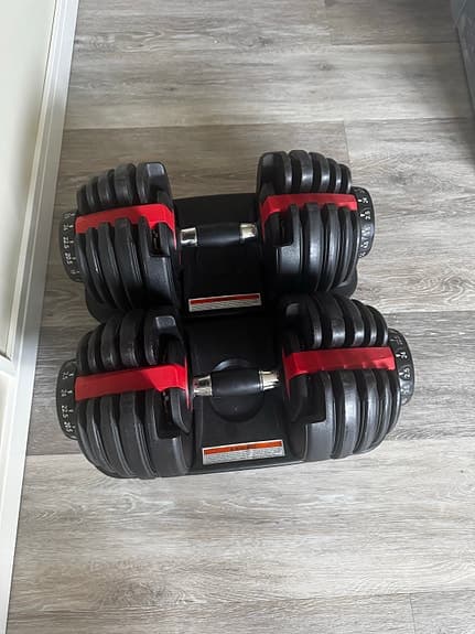 Ställbara hantlar 2,5-24kg