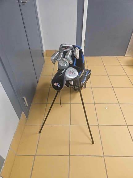 Blandat golfset för nybörjare