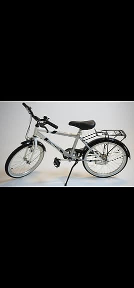 Cykel Svalan, City3, hjul 20 tum, ram 10 tum, vit/silver